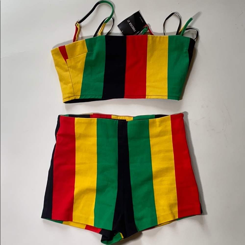 Reggae shorts set